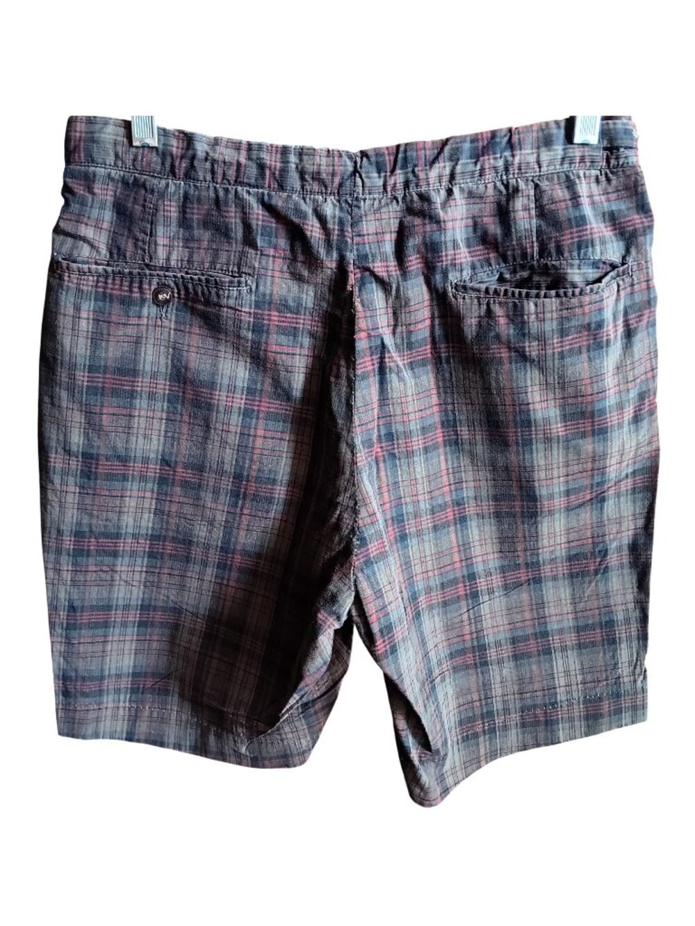 30W True Vintage Shorts 1960's Plaid Cotton Ivy league Side Buttons Golfer Prep